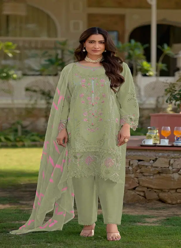  R 1373 Cambric Cotton by Shree Ready Made Pakistani Salwar Suits